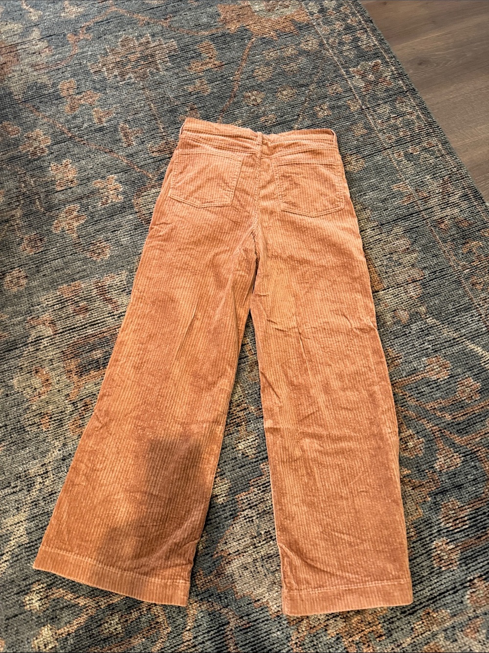 Lands' End Corduroy Pants in Camel Brown - Picture 5 of 5